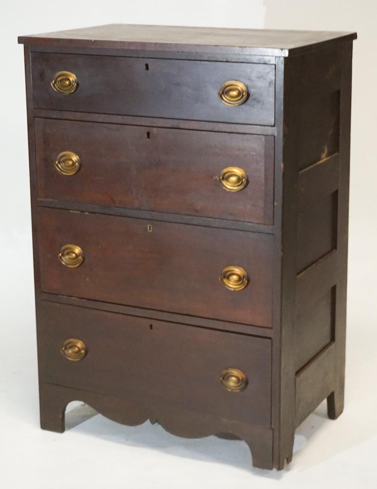 Handsome Southern Federal Walnut Butlers Desk (1 of 5)