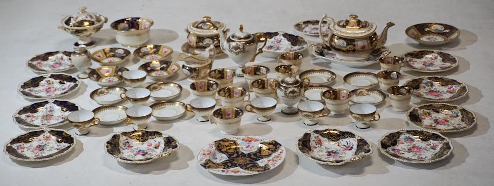 Very Fine Antique English Porcelain Dinner Service (1 of 6)