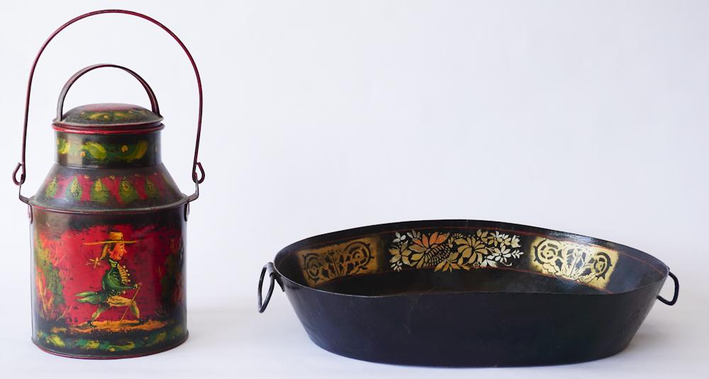 Two Antique Towle Painted Metal Kitchen Wares (1 of 5)