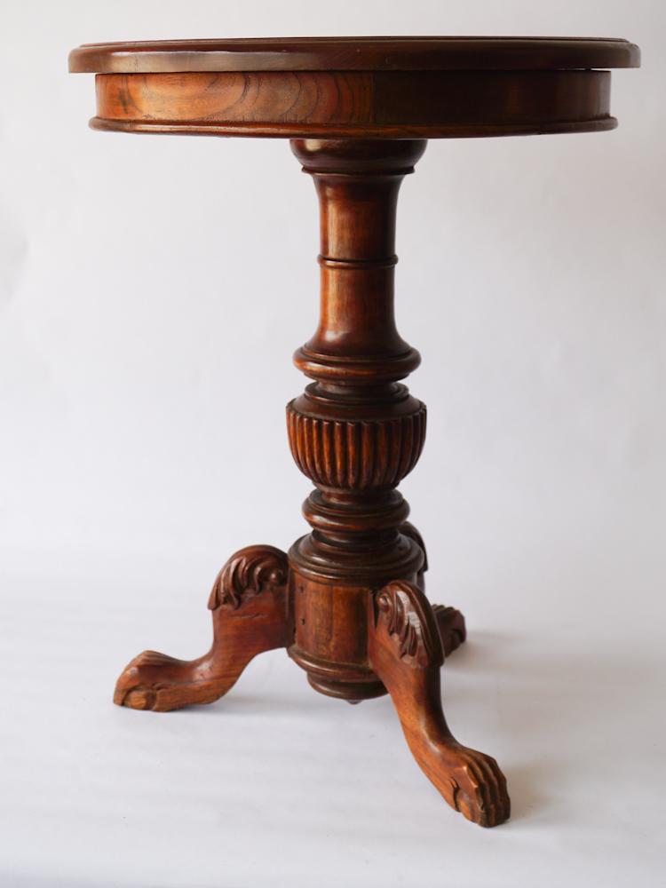 Anglo Indian or Caribbean Mahogany Side Table (1 of 4)