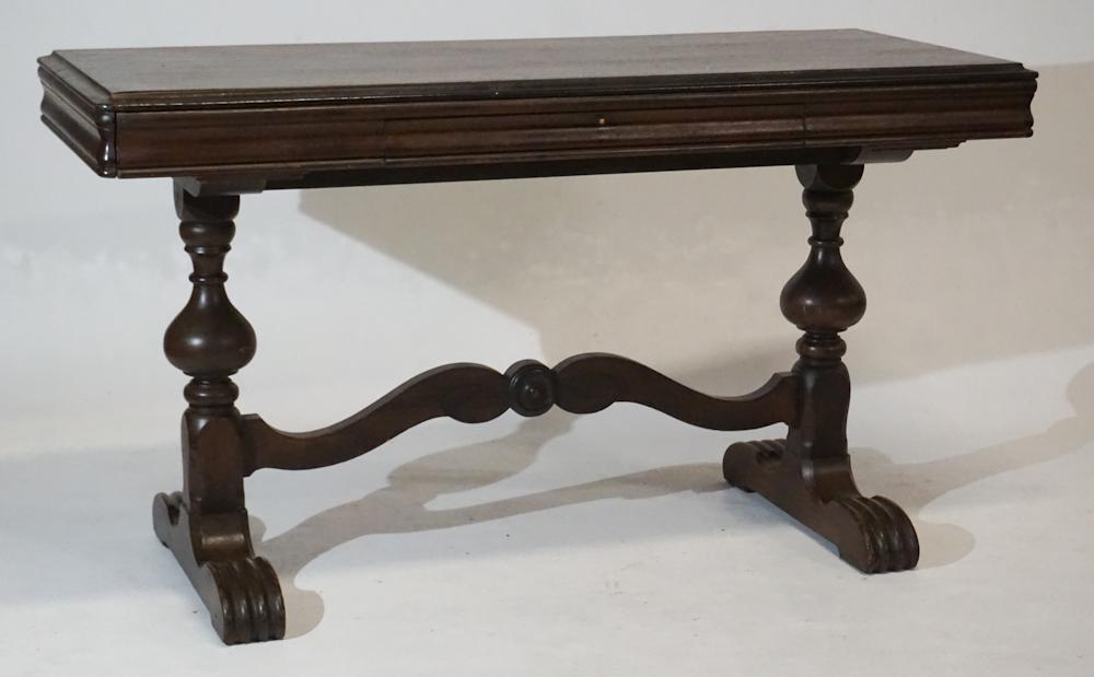 Great Depression Era Mahogany Console Table (1 of 2)