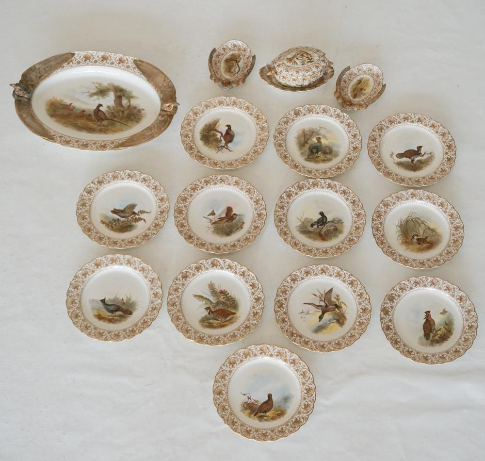Set Antique Royal Worcester Vitreous Porcelain (1 of 7)
