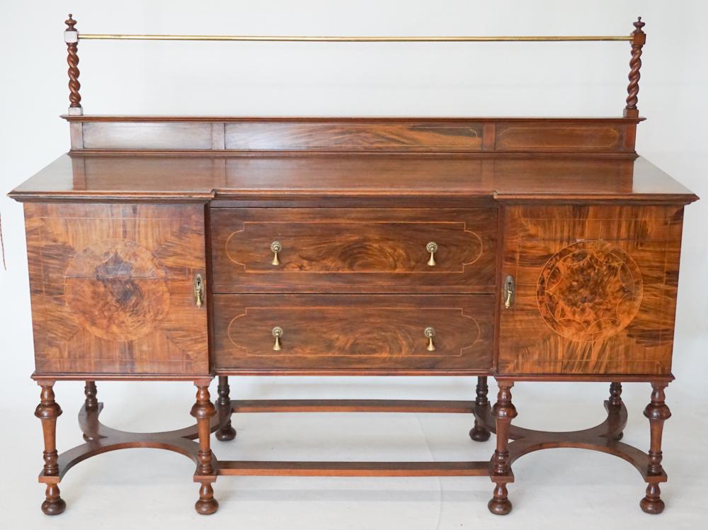 William & Mary Style Inlaid Mahogany Sideboard (1 of 7)