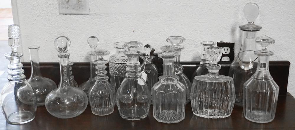 Vintage & Antique Cut Crystal & Blown Glass Decant (1 of 3)