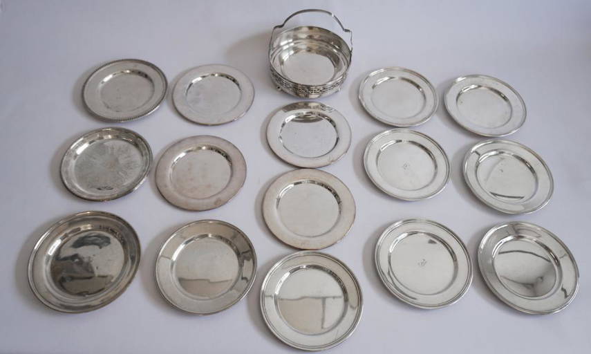 Vintage Sterling Silver Bread & Butter Dishes