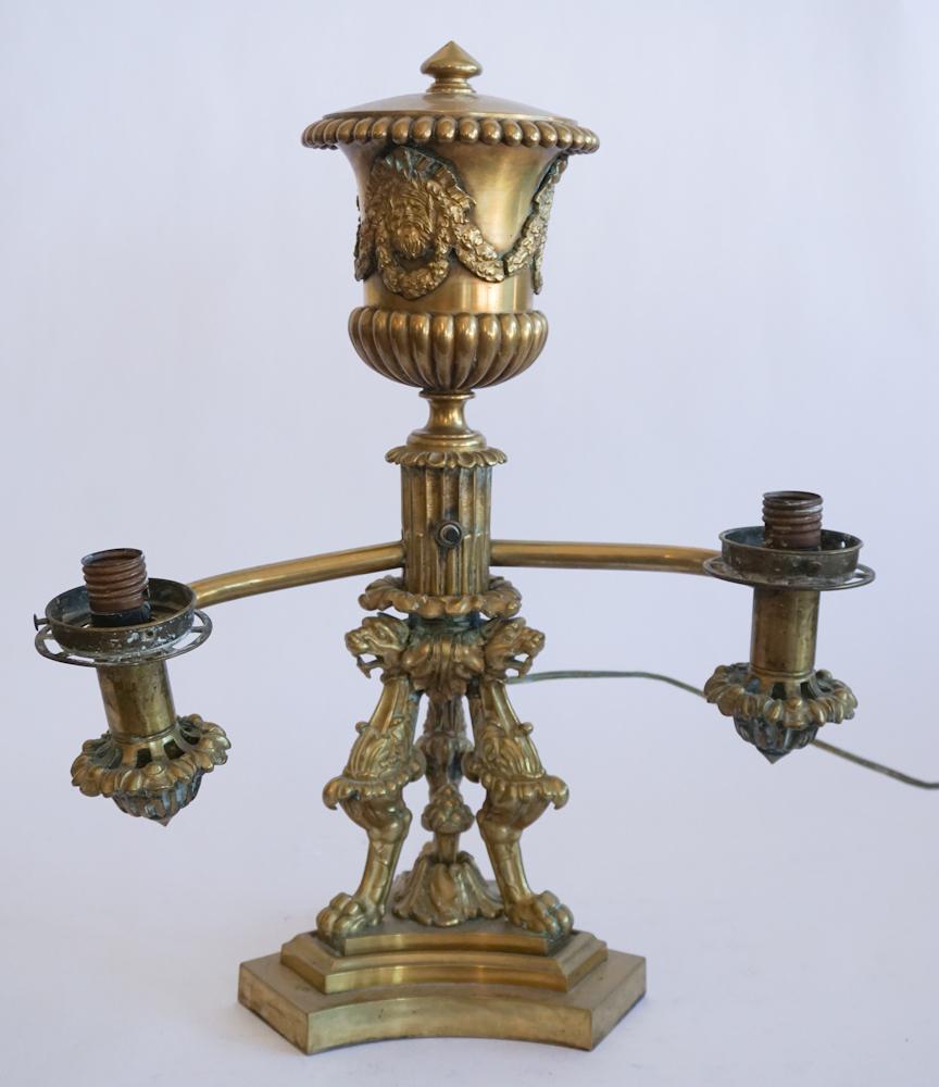 Fine Classical Two Light Argon Table Lamp (1 of 3)