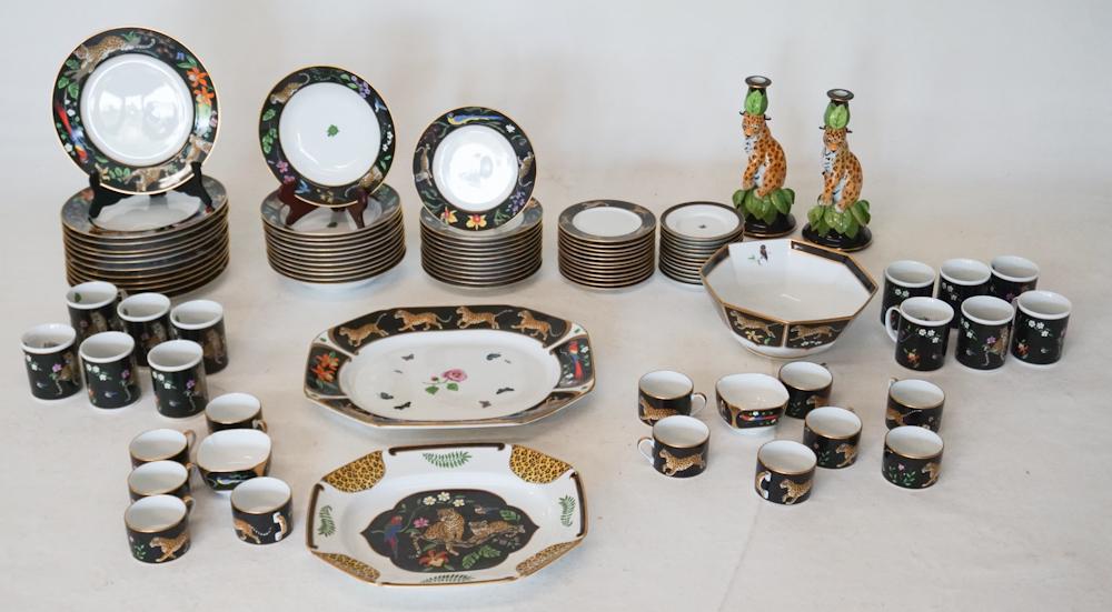食器 Lynn Chase Jaguar Jungle Octagonal Bowl English Lynn Chase Jaguar Jungle Bowl, Tray and Ring Dishes