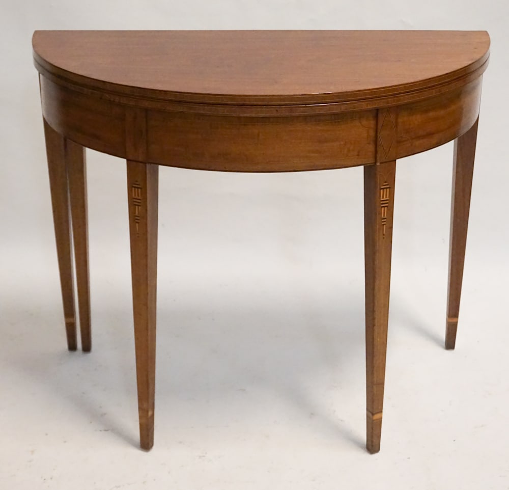 Very Fine Southern Federal Mahogany Games Table (1 of 6)