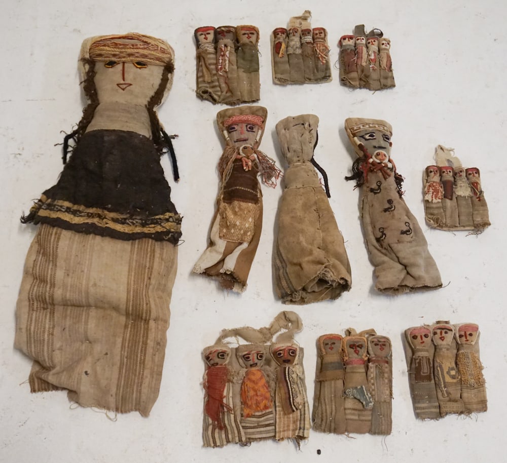 Collection Vintage African Handmade Rag Dolls (1 of 3)