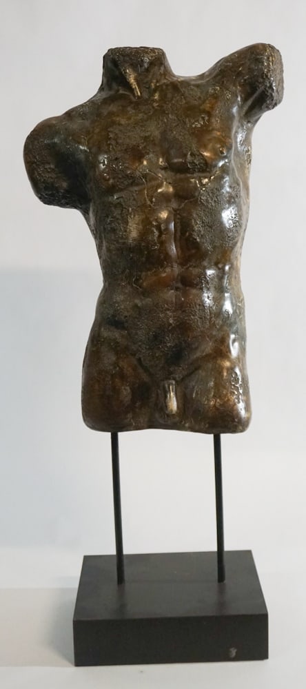 Roman School 20th Century Torso Sculpture (1 of 3)