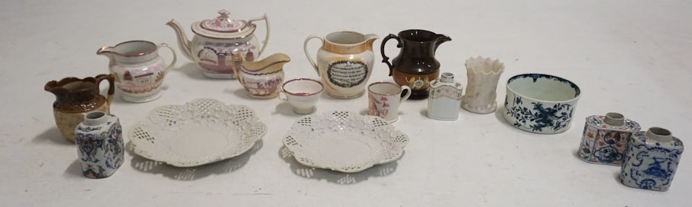 Antique English Pottery & Porcelain Articles (1 of 4)