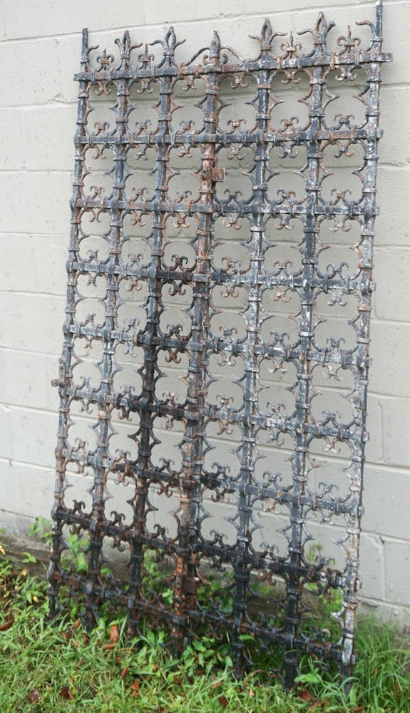 Pair Early Wrought Iron Gates (1 of 3)