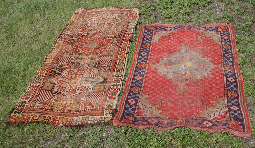 Two Antique Persian Tribal Carpets (1 of 2)