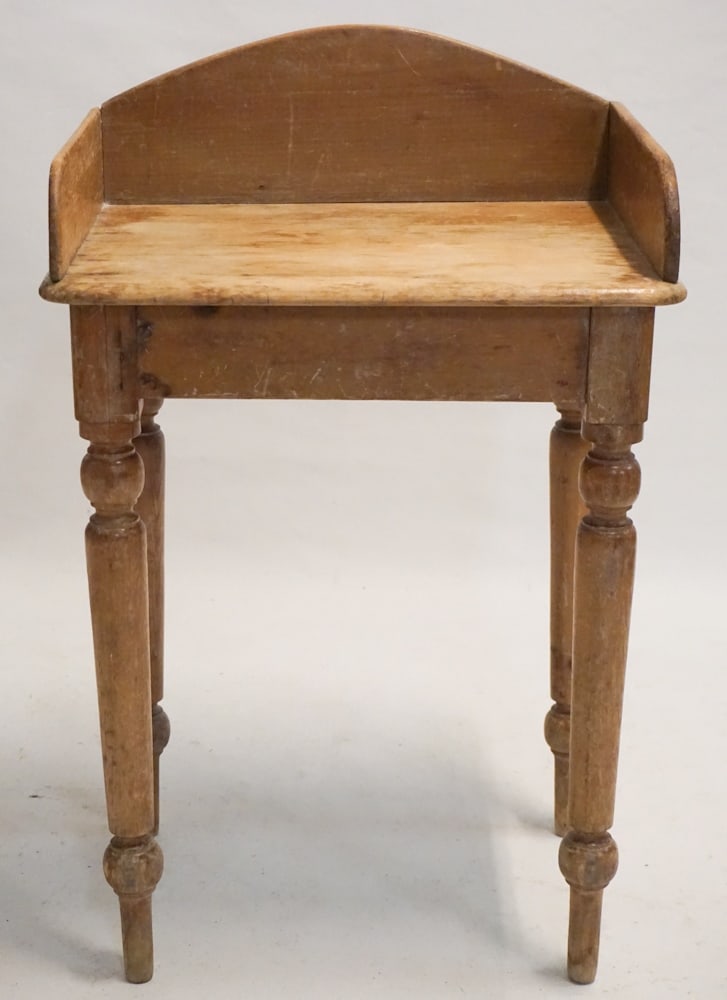 English Country Pine Water Table or Wash Stand (1 of 1)