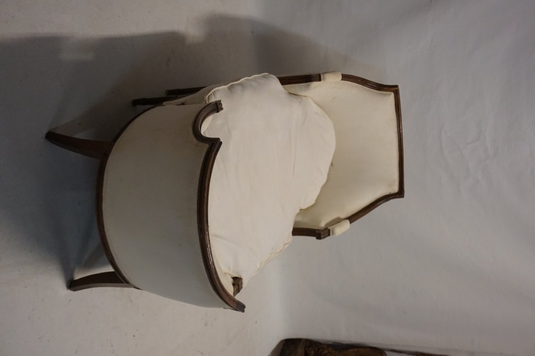 French Provincial Carved Walnut Daybed (1 of 1)