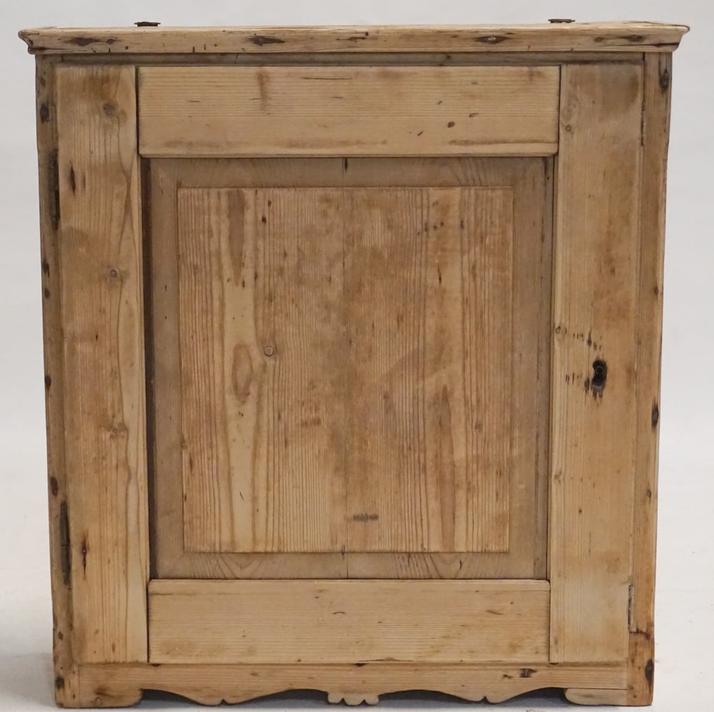 Antique English Country Pine Wall Cabinet (1 of 2)