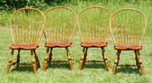 Fine Set D. R. Dimes Windsor Dining Chairs