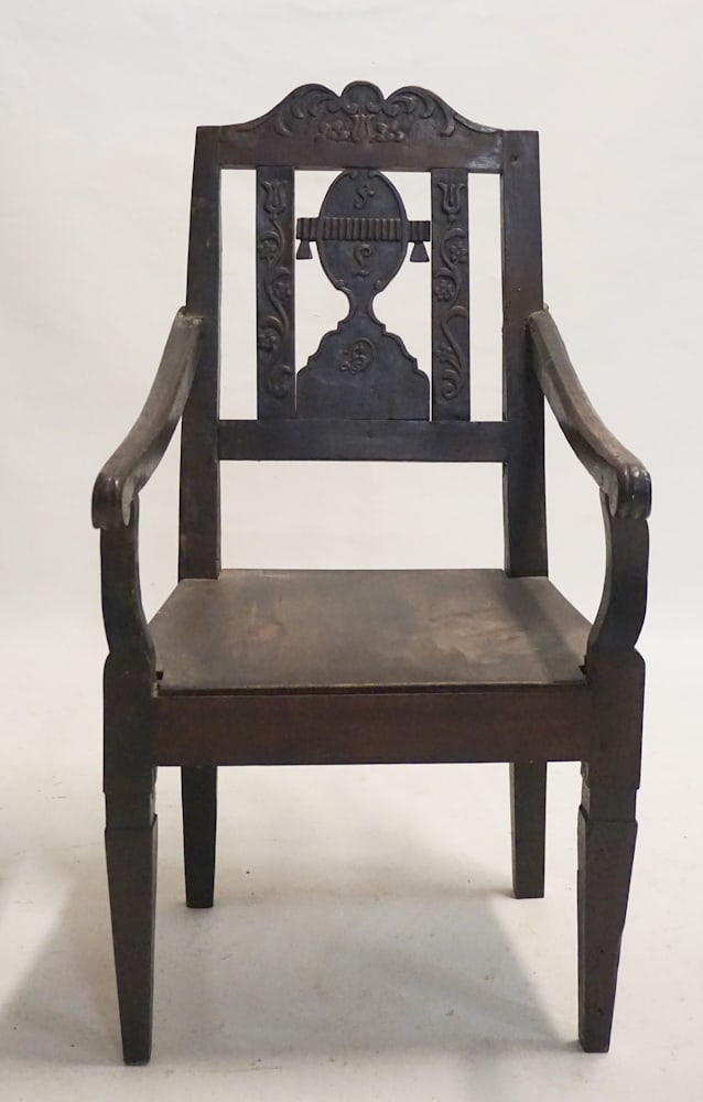 Early Jacobean Carved Arm Chair (1 of 5)
