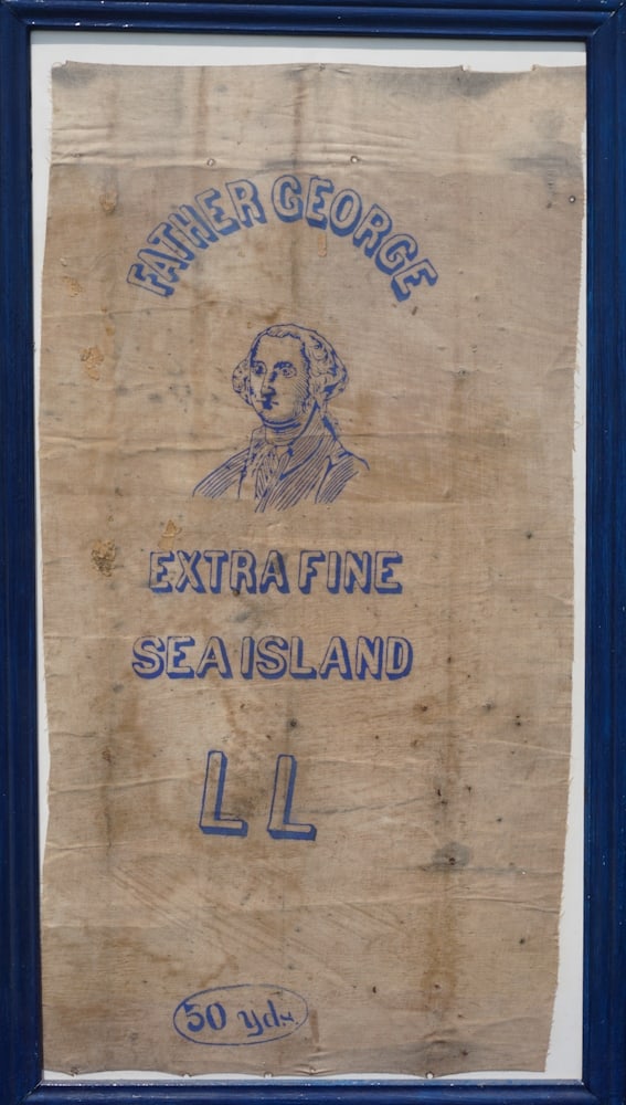 Antique Tobacco Advertising Bag Face (1 of 1)