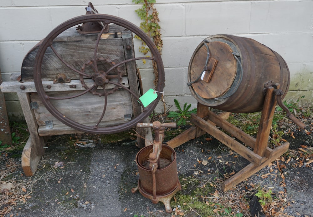 Two Antique Primitive Farm Kitchen Implements (1 of 3)