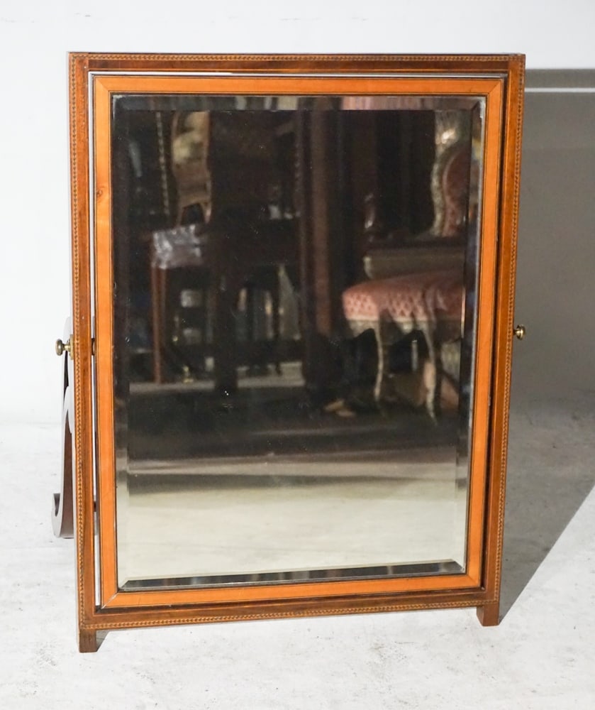 Fine English Edwardian Mahogany Dressing Mirror (1 of 3)