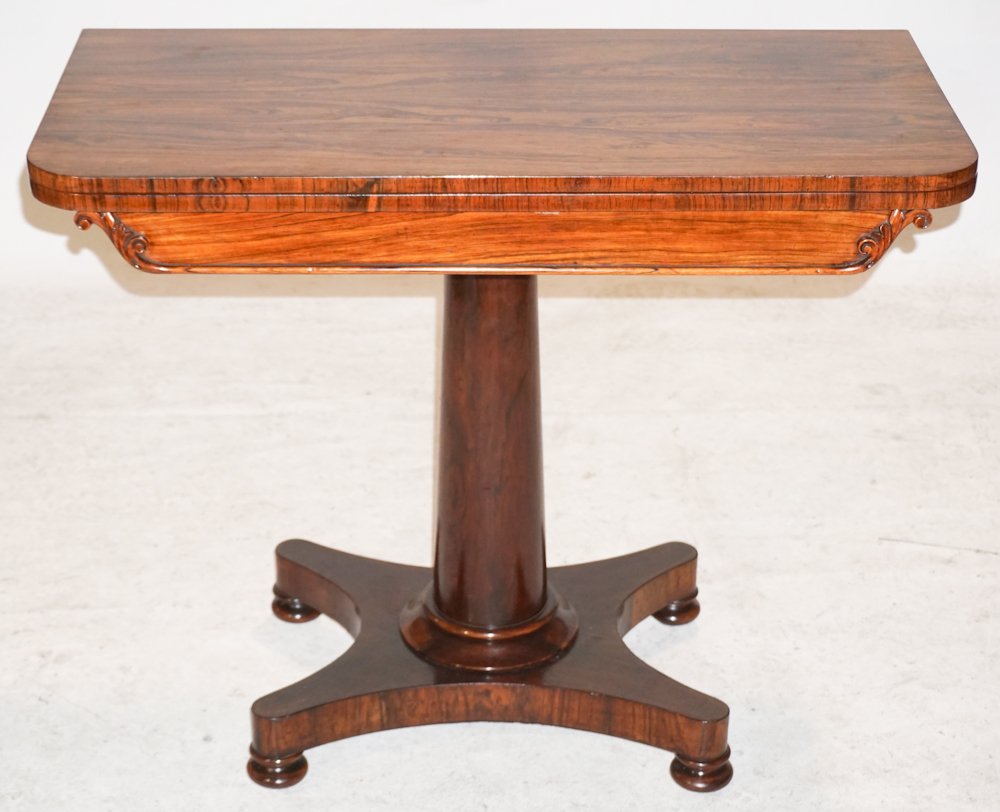 Fine English Regency Rosewood Games Table (1 of 2)