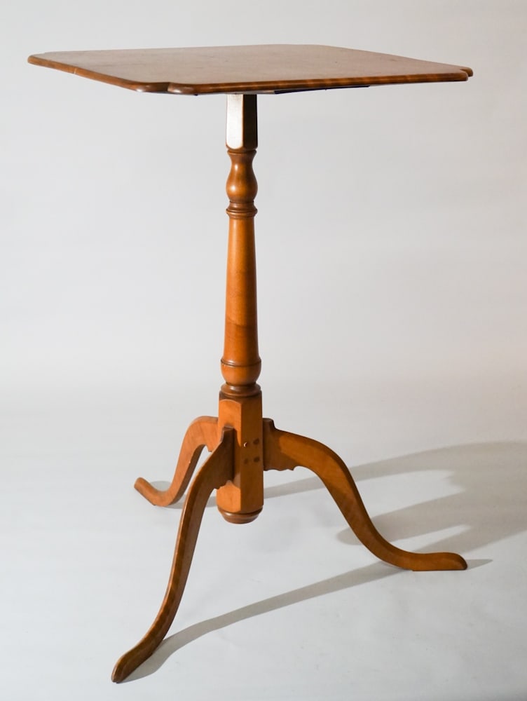 Tiger Maple Candle Stand by Eldred Wheeler (1 of 2)