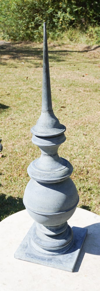 Handsome Vintage Copper Garden Finial (1 of 1)