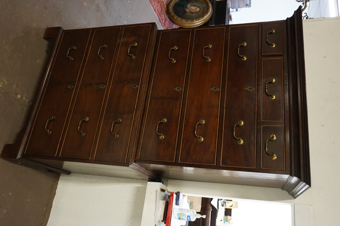 Fine British George III Mahogany Chest on Chest (1 of 5)