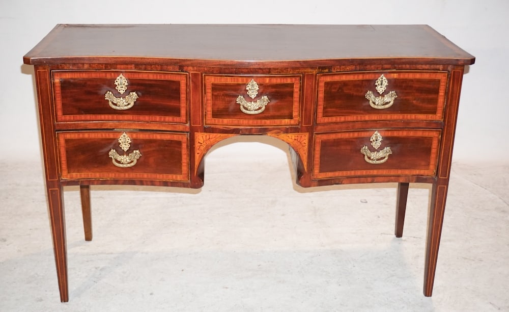 English George III Inlaid Mahogany Brandy Board (1 of 5)