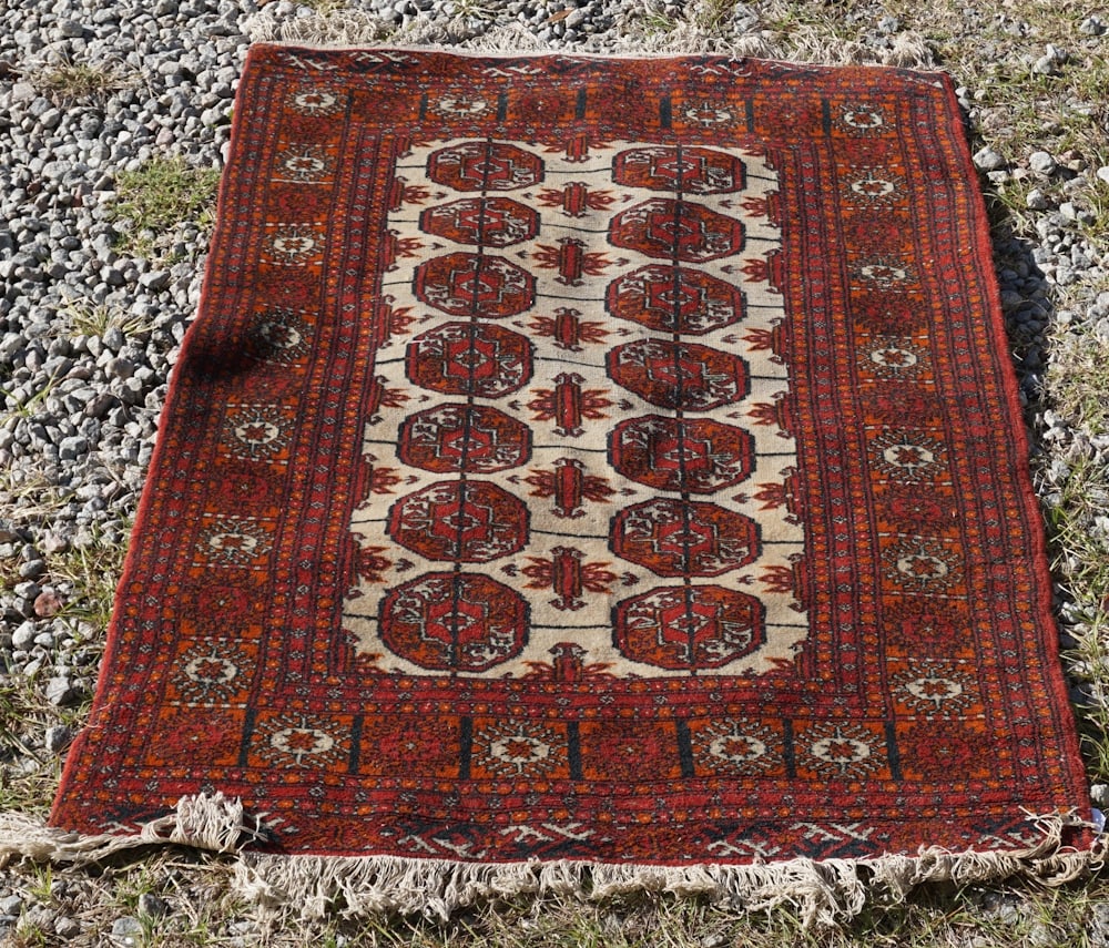 Vintage Persian Turkmen Prayer Carpet (1 of 1)