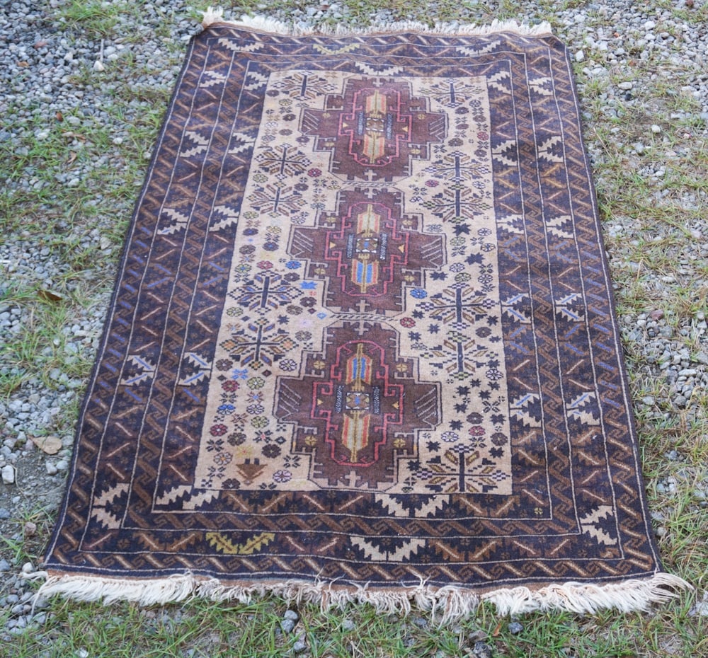Antique Persian Bijar Carpet (1 of 4)