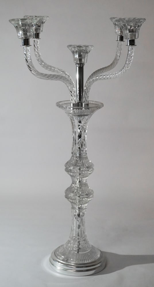 Art Deco Crystal Candelabra (1 of 3)