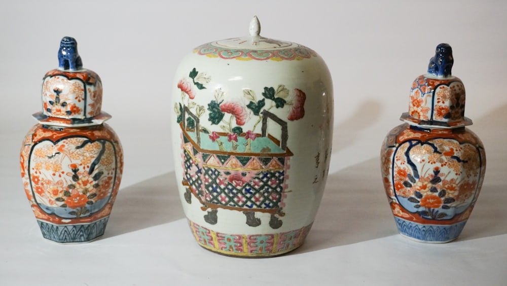 Collection Antique Oriental Porcelain Pieces (1 of 2)