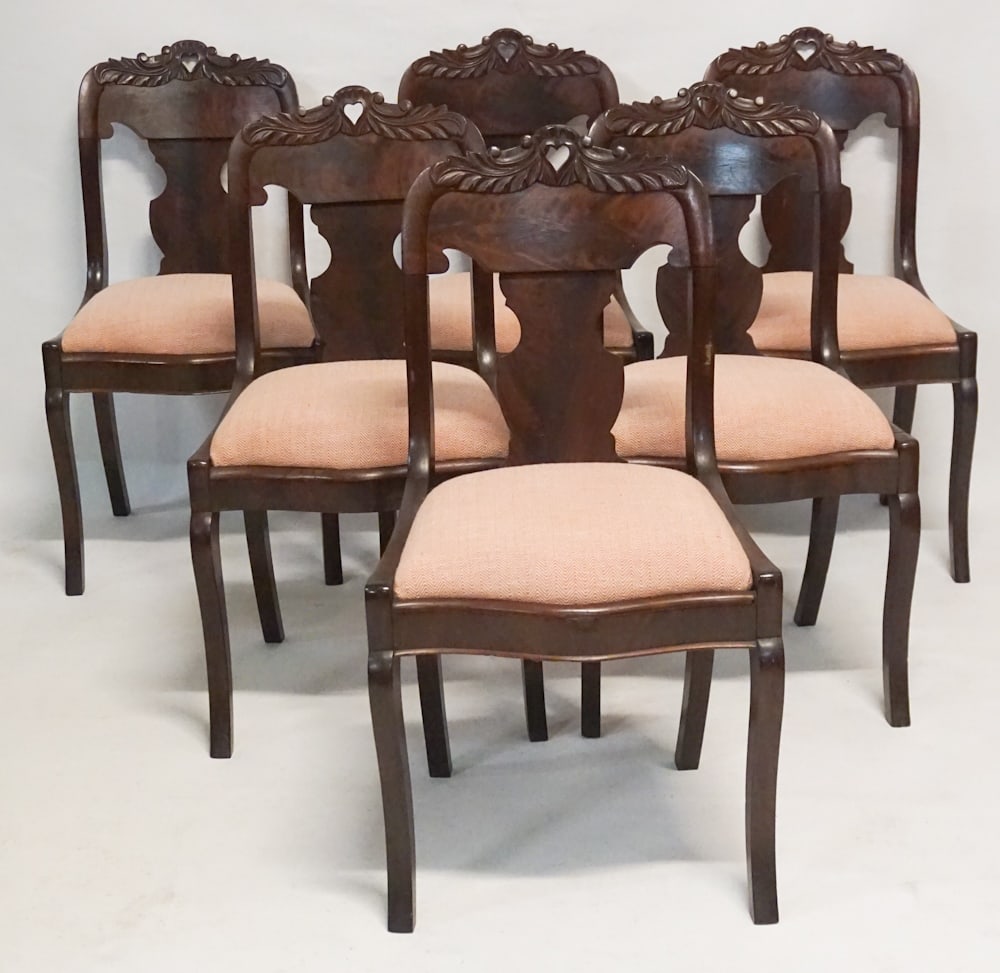 Set Southern Classical Mahogany Dining Chairs (1 of 3)