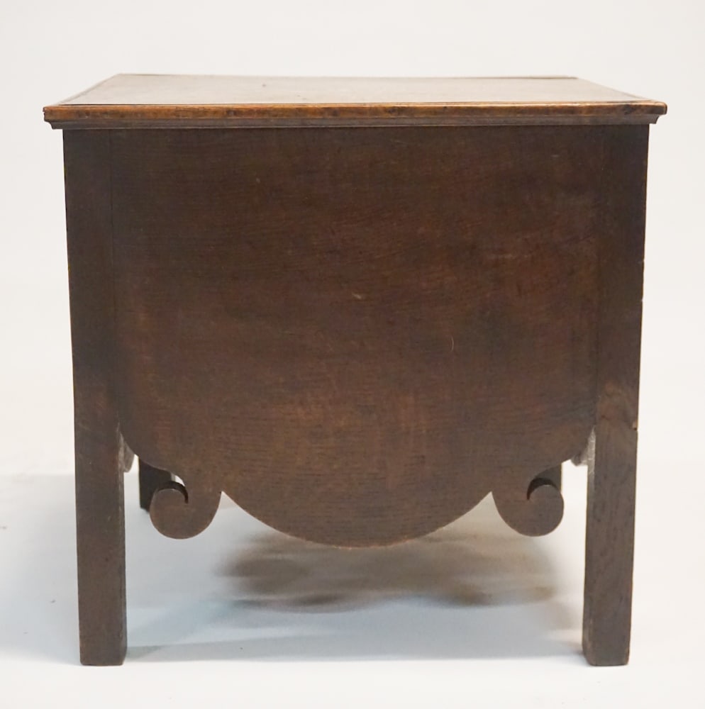 English George III Oak Commode or Side Table (1 of 3)