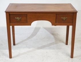 English George III Mahogany Hall Table or Desk (1 of 2)