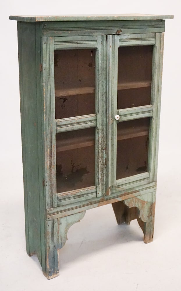 Antique Southern Painted Walnut Pie Safe (1 of 6)
