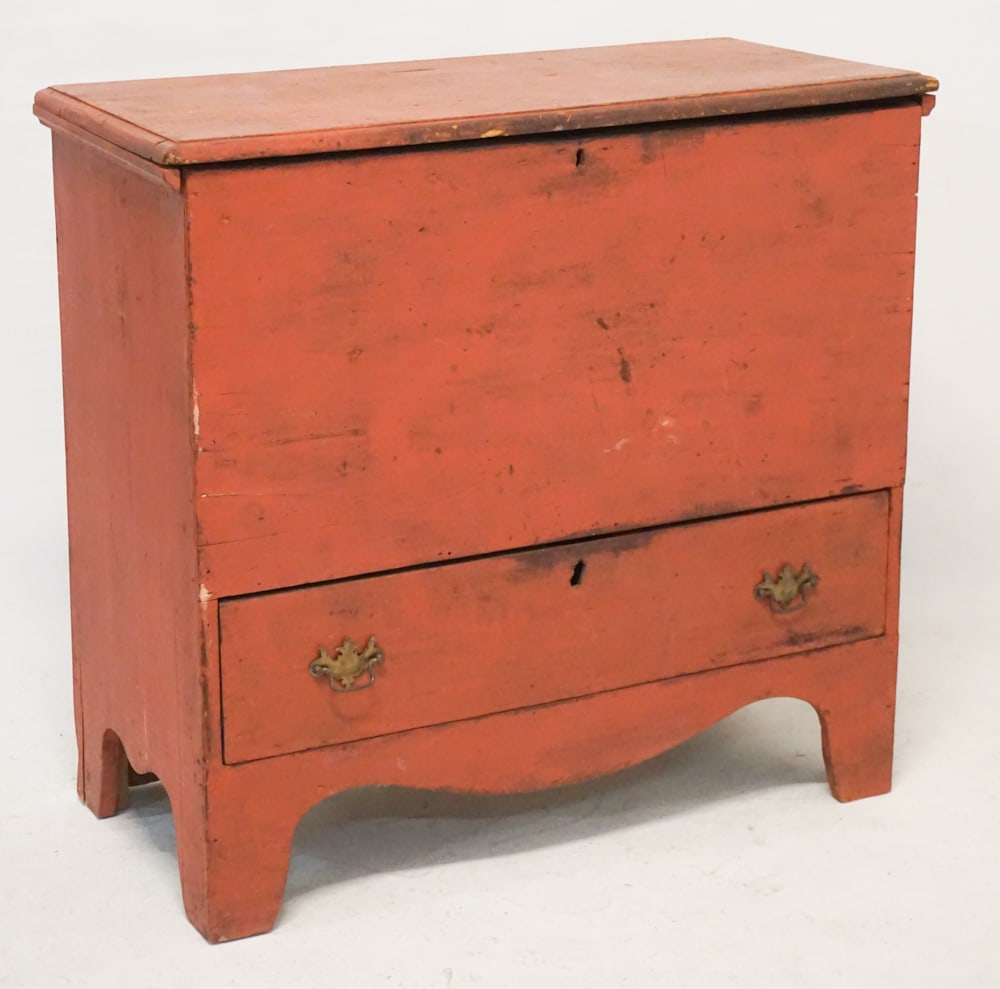 American Country Federal Painted Blanket Chest (1 of 6)