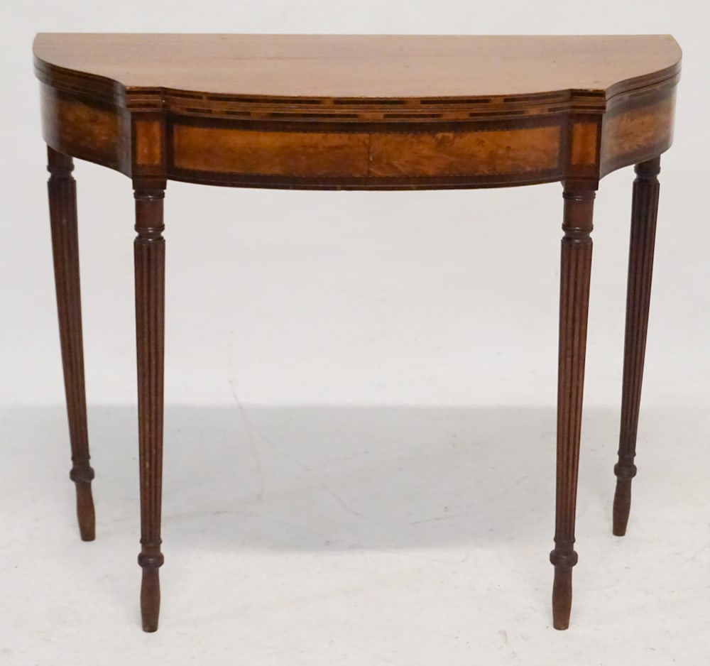 American Federal Mahogany & Birch Games Table (1 of 4)