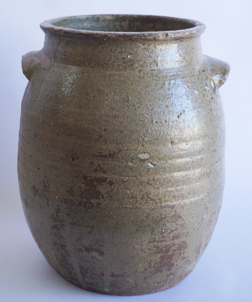 Uncommon Southern Stoneware Storage Jar South Carolina (1 of 4)