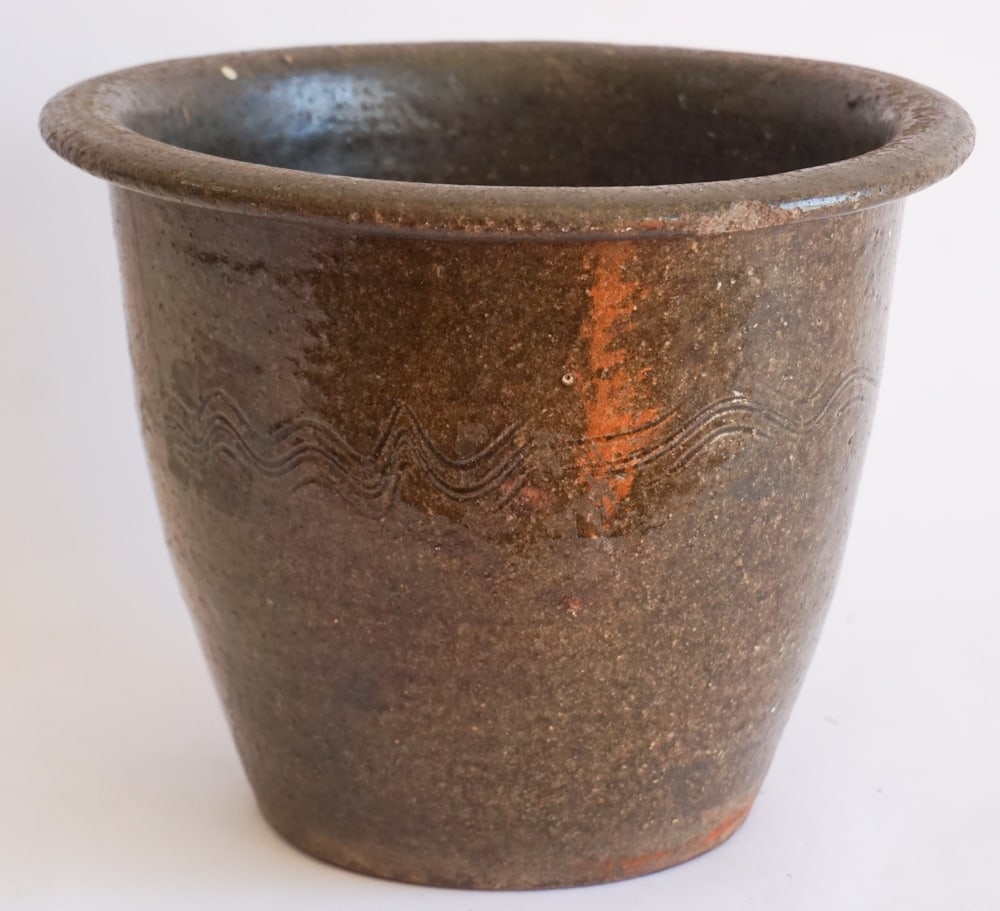 Southern Stoneware Decorated Cream Riser North Carolina (1 of 2)