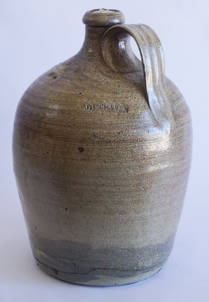 Signed Southern Stoneware Jug North Carolina (1 of 4)