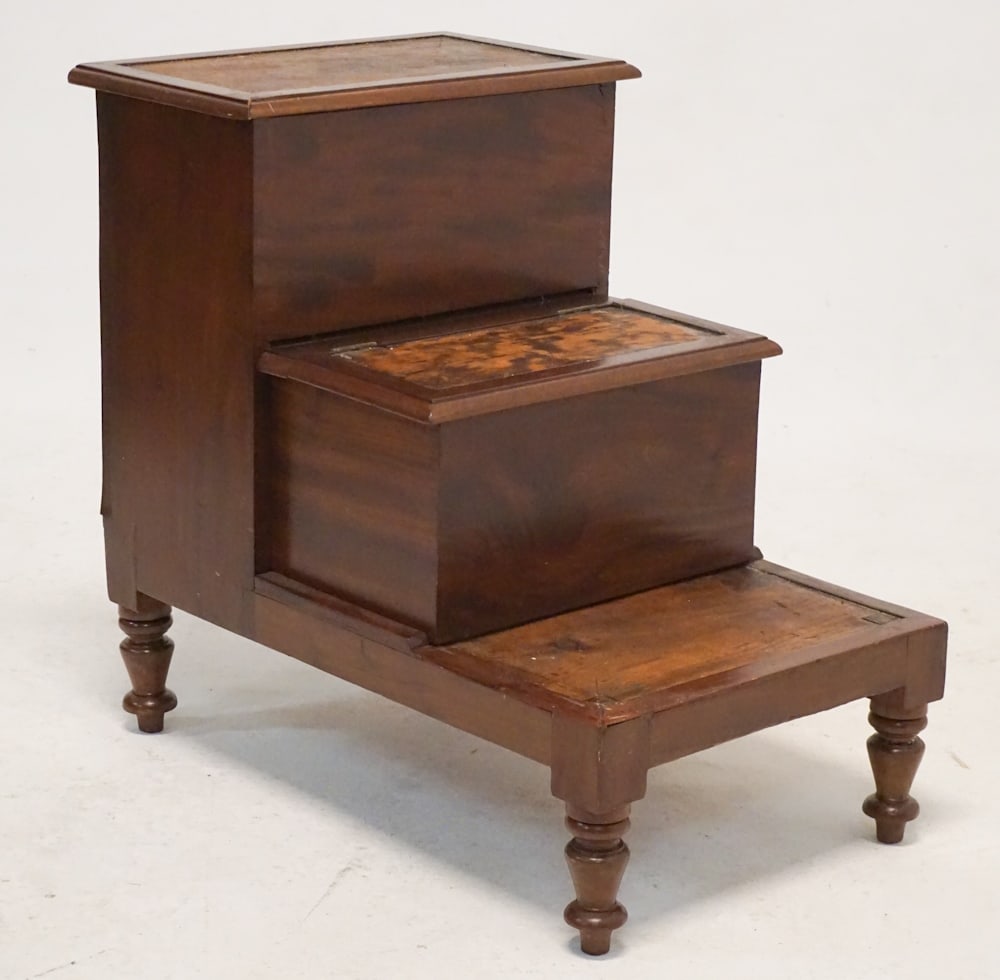 English Regency Mahogany Bed Step Potty (1 of 2)
