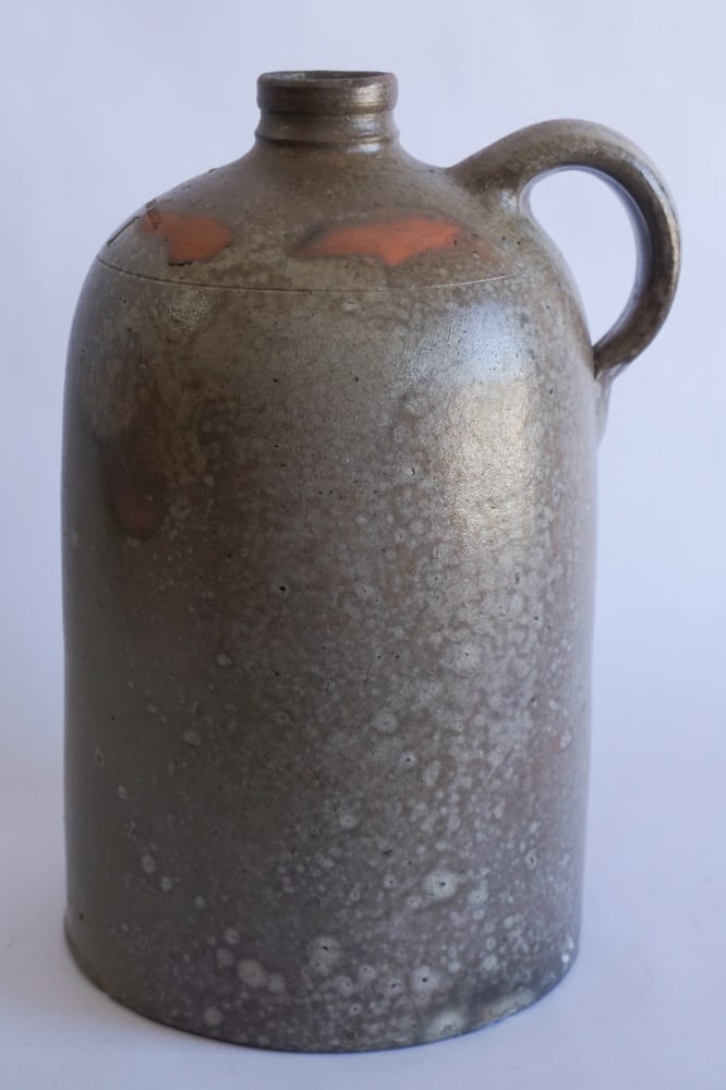Signed Southern Stoneware Jug Virginia (1 of 3)