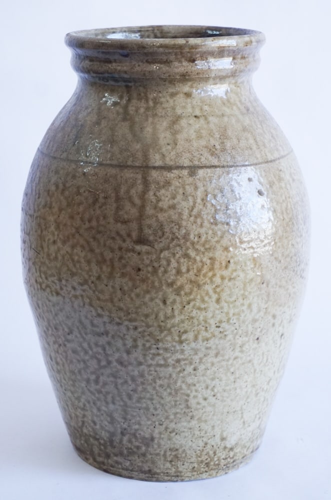 Southern Stoneware Preserve Jar Texas (1 of 3)
