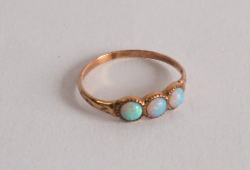 Antique Childs 14k Gold & Opal Victorian Ring (1 of 2)