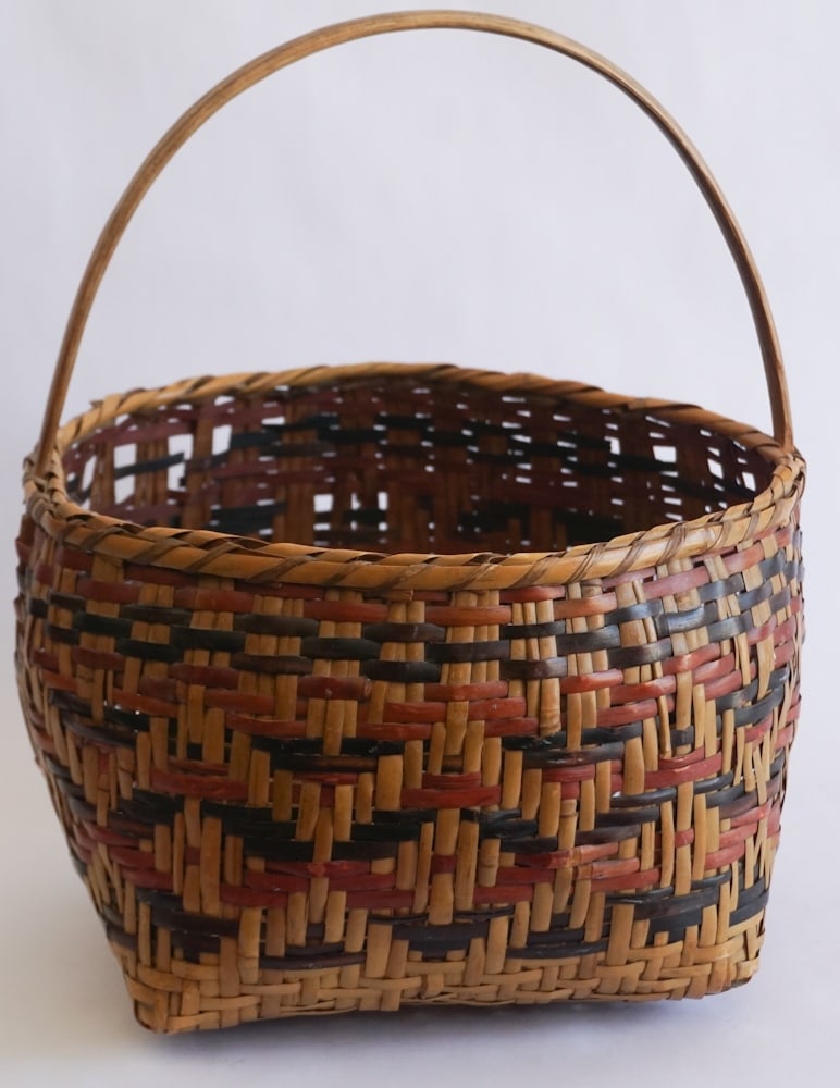 Antique Cherokee River Cane Basket (1 of 4)