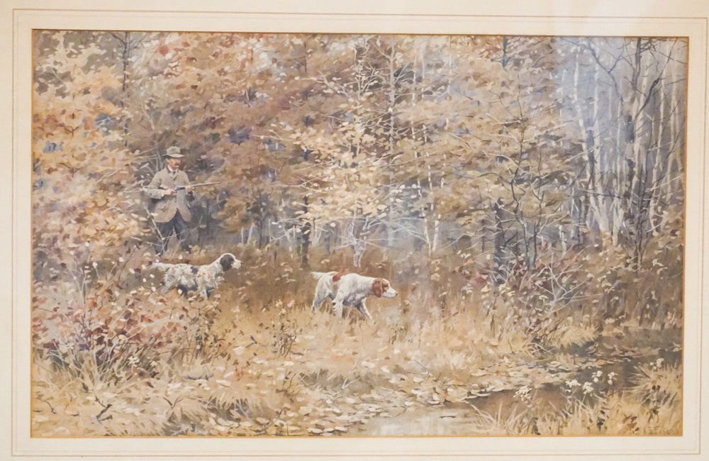 A B Frost Hand Colored Lithograph (1 of 3)