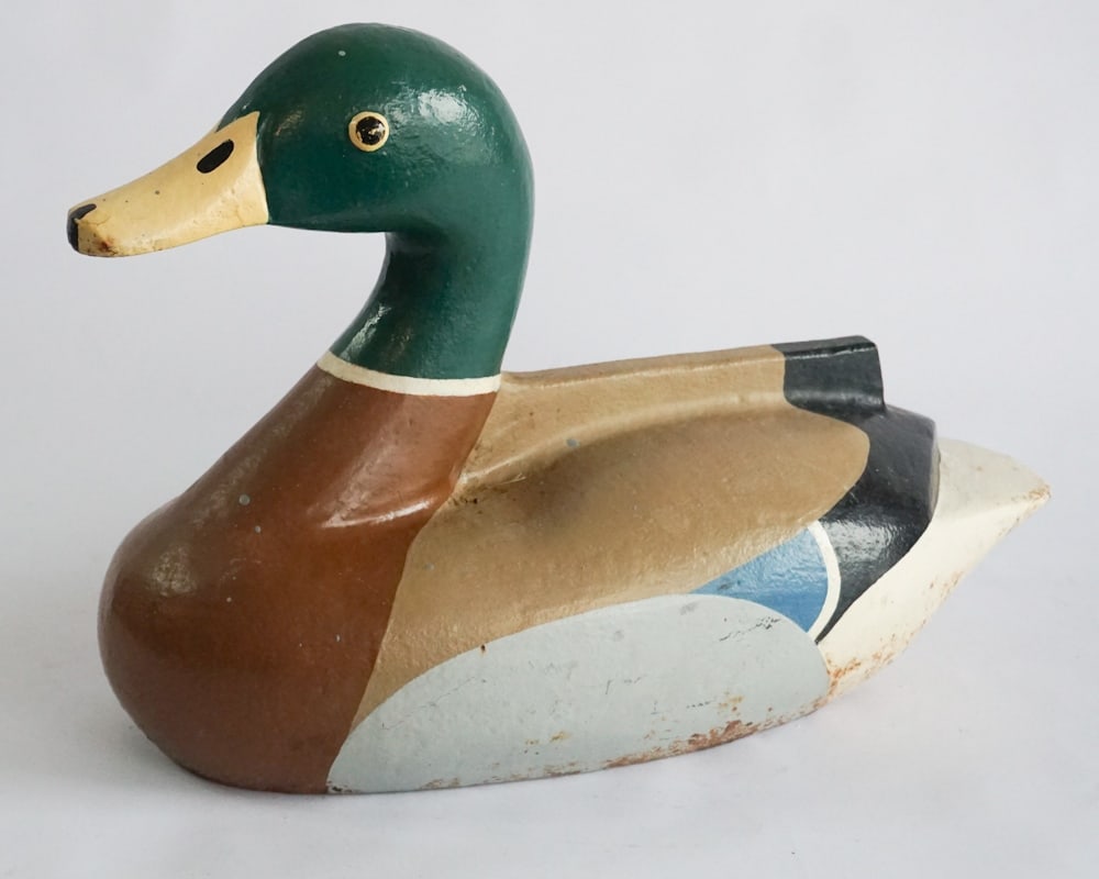 Vintage Mallard Duck Boot Scraper Door Stop (1 of 3)